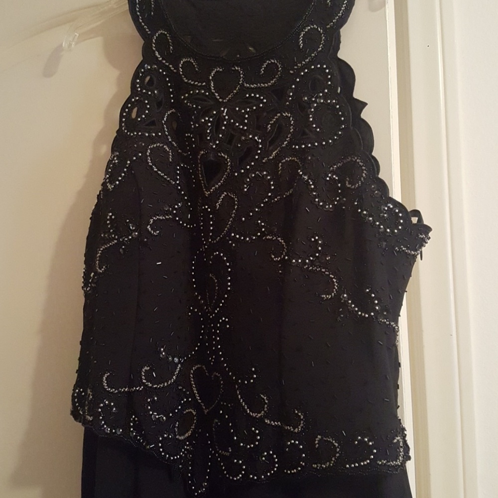 Black evening dress